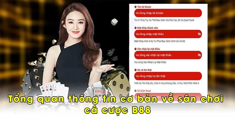 Tổng quan thông tin cơ bản về sân chơi cá cược B88